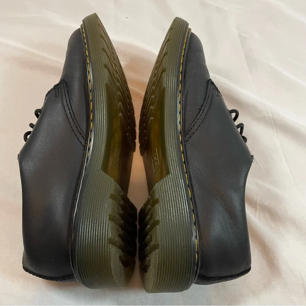 Dr. Martens 1461 J Junior Black Softy T Leather Oxford Shoes Size 3 US